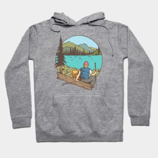 Hike Mountain Lake Rest Tshirt Hoodie